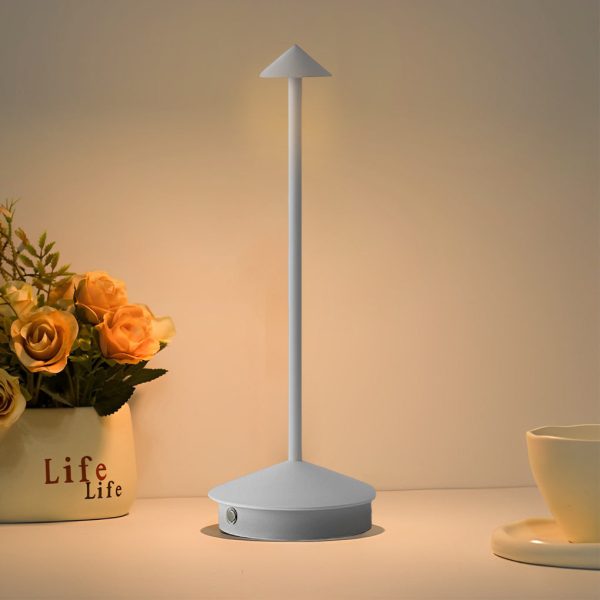 Mini Triangle LED Table Lamp Dimmable - Image 5