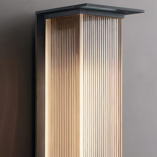 Rectangular Waterproof LED 3w Modern Outdoor Solar Wall Sconces Lighting - Image 7
