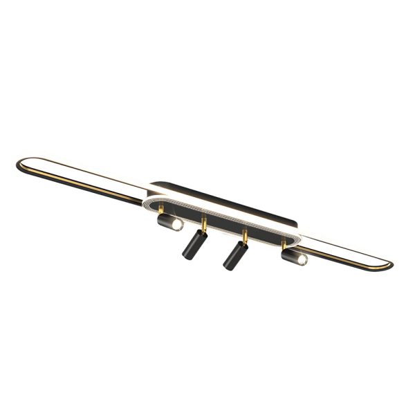 Long Ring Three Step Dimming Modern Surface Mounted Spotlights Ceiling Light - Image 18