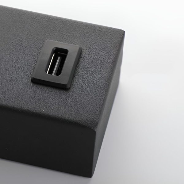 Rectangular Adjustable LED Modern Wall Lamp with Switch USB Charging Port - Image 8