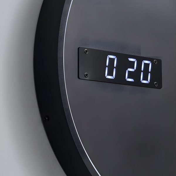 Moon LED Wall Light Wall Digital Clock Astronaut Decor 3 Color Wall Lamp - Image 6