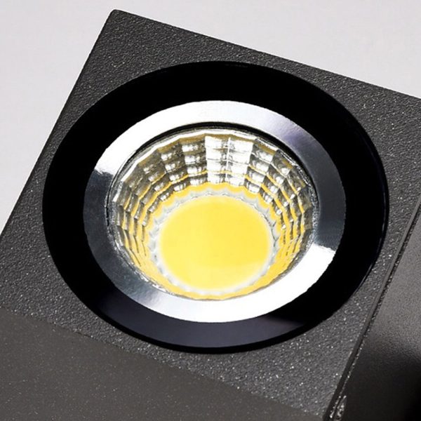 Square Adjustable Waterproof Motion Sensor LED Sconces Indoor Outdoor Wall Lamp Spot Lights - Image 9