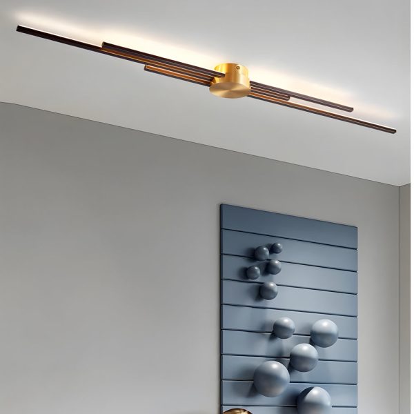Modern Linear Wall Lamp Minimalist 2 Color Metal Wall Light - Image 6