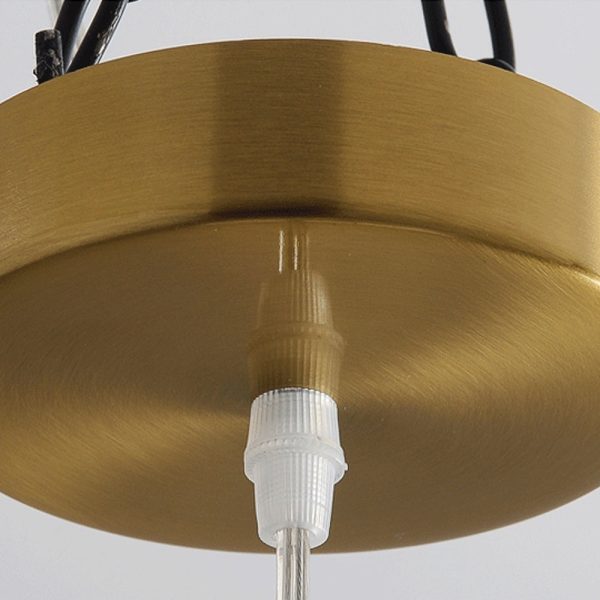 Simple Round Glass Creative Postmodern Pendant Light Hanging Ceiling Lamp - Image 5