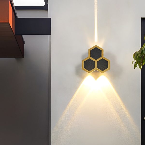 Beehive-shaped LED Up and Down Lights Waterproof Modern Wall Washer Light - Image 2
