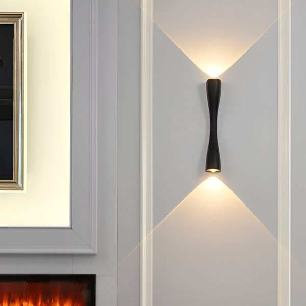 Electroplated Metal LED Up and Down Lights Modern Wall Sconce Lighting - Image 6