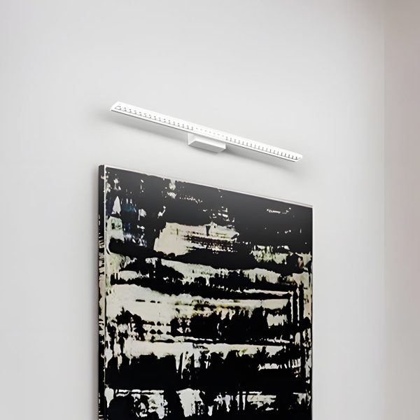 LED Bathroom Vanity Lights with Geometric Acrylic Shade and 3-Step Dimming - Image 2