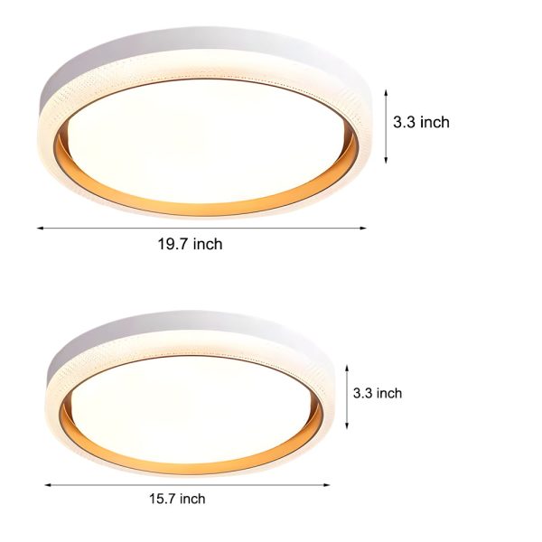 Round LED Flush Mount Ceiling Light - Image 6