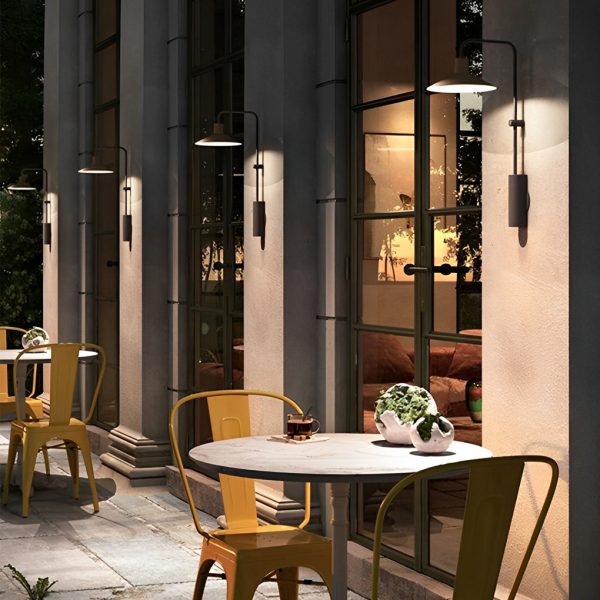 Waterproof LED Creative Modern Outdoor Wall Lamp Swing Arm Wall Sconces - Image 5