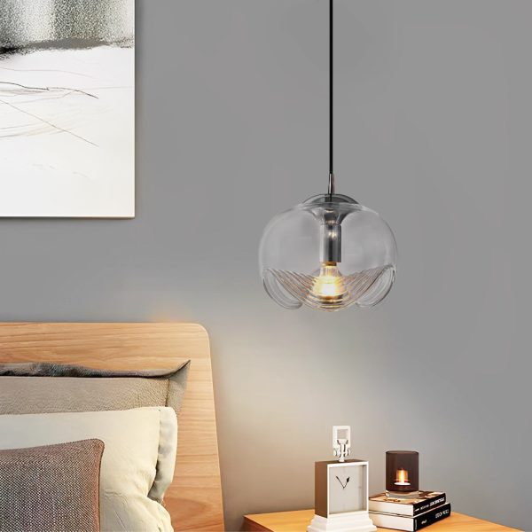 Retro Creative Electroplated Glass LED Modern Pendant Light Hanging Lamp - Image 2