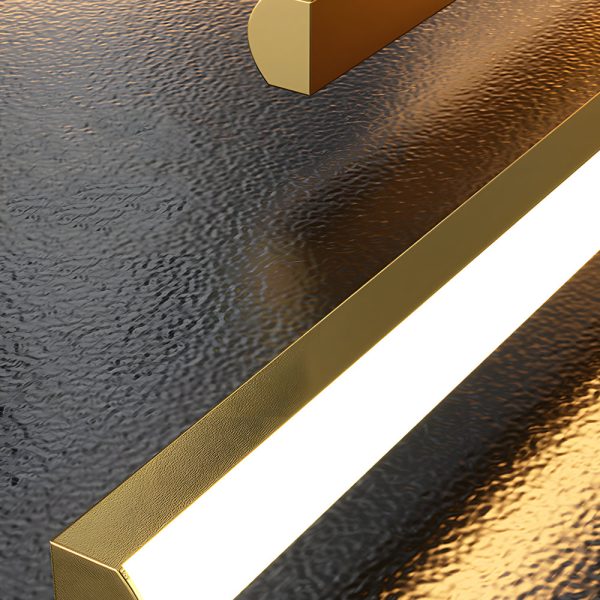Spiral Linear Modern LED Ceiling Fan in Black/Gold - Silent Fan Light Fixture - Image 6