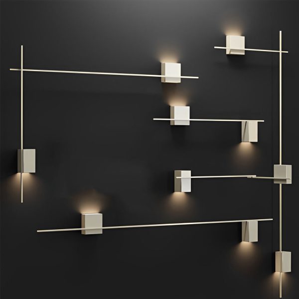 Creative Square Strip Three Step Dimming LED Nordic Wall Sconce Lighting - Image 7