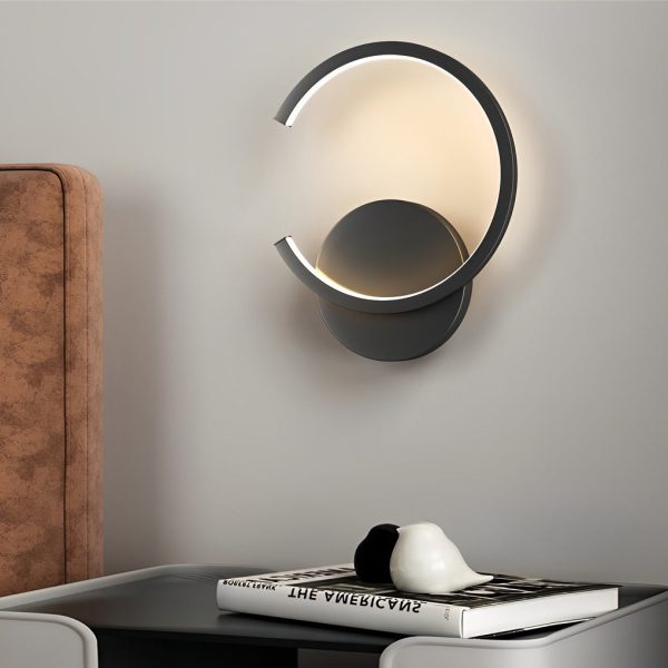 Creative Round Stepless Dimming LED Nordic Wall Lamp Sconces Lighting - Image 2