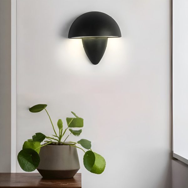 Mushroom Shaped Waterproof LED Modern Outdoor Wall Lamp Wall Lights Fixture - Image 2