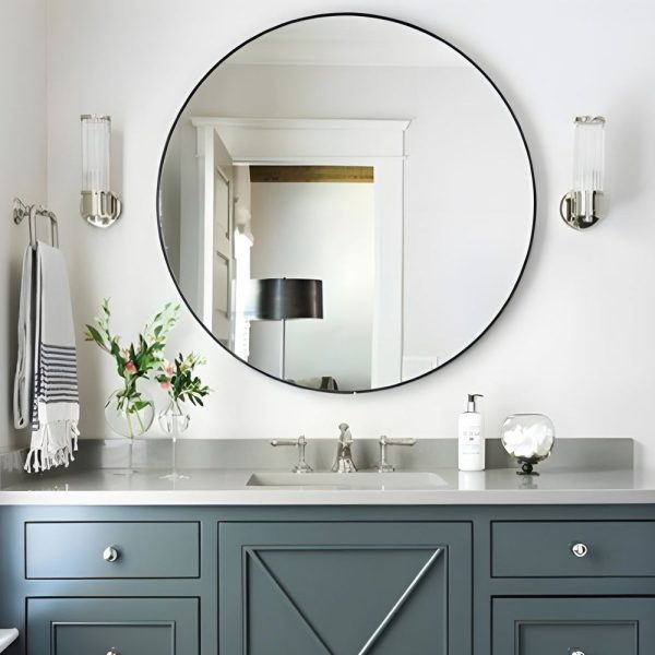 1/2-light Modern Chrome/Gold Wall Sconce with Cylinder Clear Glass Shade - Image 2