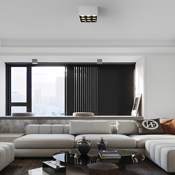Square Grids LED Beam Angle 24?? Surface Mounted Downlight Spotlight