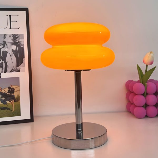 USB Glass Burger Creative Warm Light Modern Table Lamp - Image 7