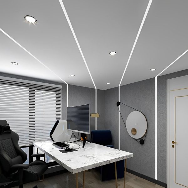 Mini Recessed Invisible LED Strip Lights Under Cabinet Lighting Linear Lights - Image 6