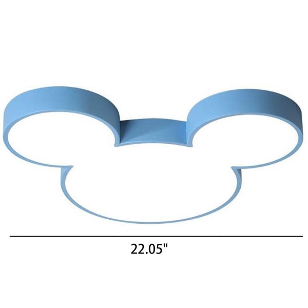 Mouse Cartoon Slim LED Flush Mount Ceiling Light - Image 5