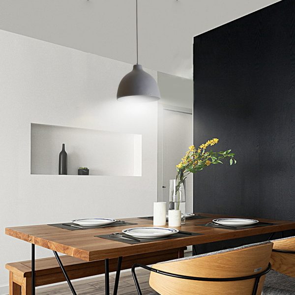 Modern Adjustable Resin Bowl Pendant Lamp - Image 4