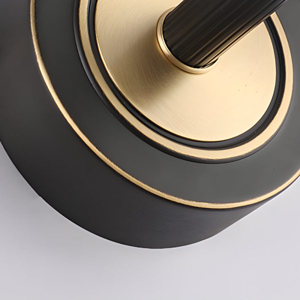 Elegant Linear Gold/Black LED Vanity Light for Bathroom - Vintage Style - Image 6