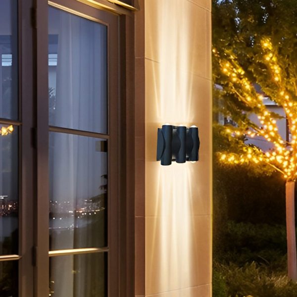 Up and Down Light LED Waterproof Black Modern Wall Washer Light Wall Lamp - Image 8