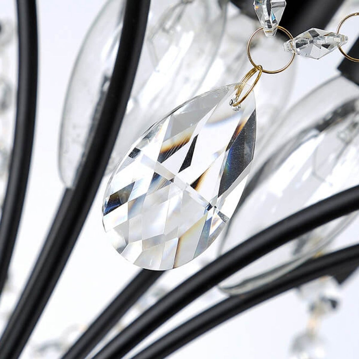 Vintage Luxury Crystal Candle Design 1/3 Light Chandelier - Image 12