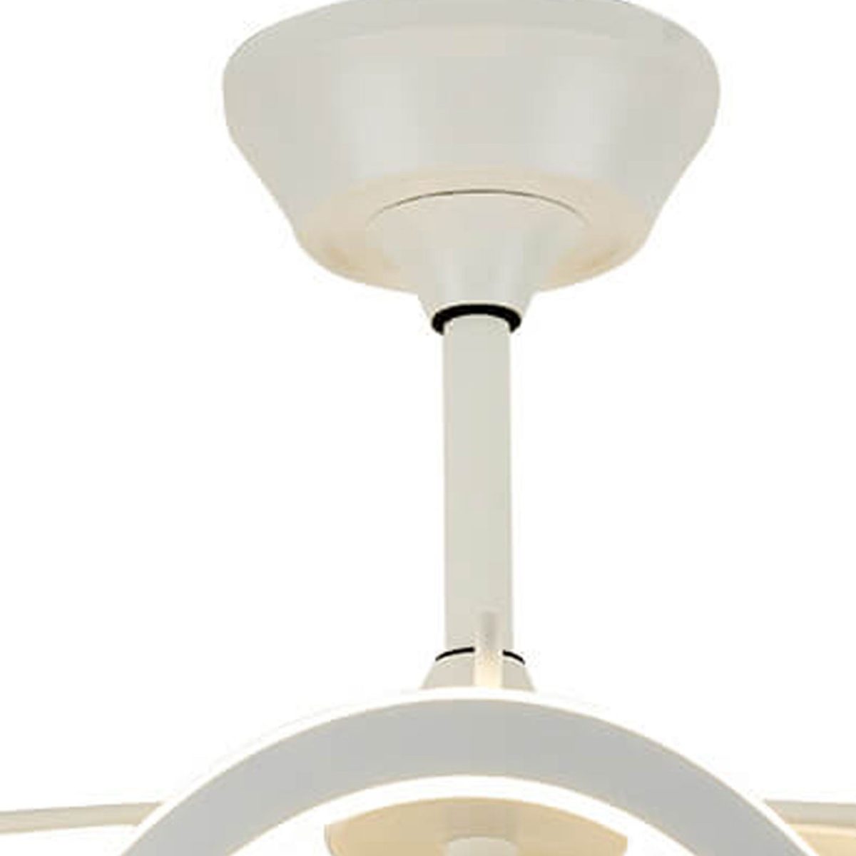 Modern Light Luxury Circular Inverter Silent Downrods Ceiling Fan Light - Image 9