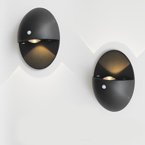 Oval Shape USB Rechargeable Motion Sensor Magnetic Modern Wall Lamp - Image 5