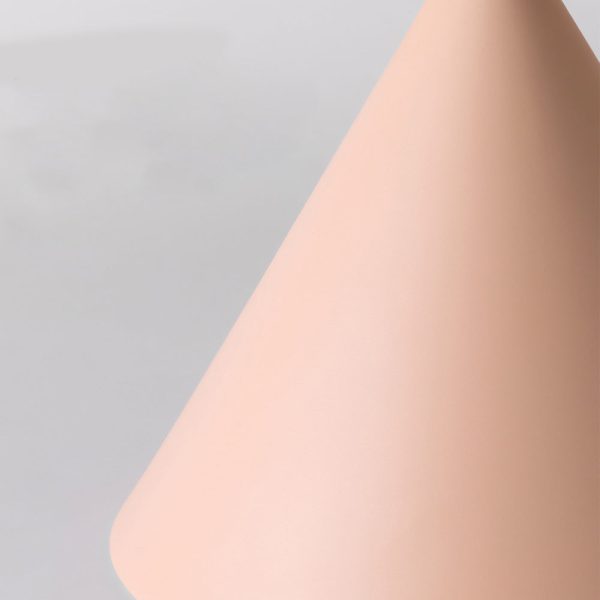 1-Light Resin Pink Figura Arc Pendant Lamp - Image 5