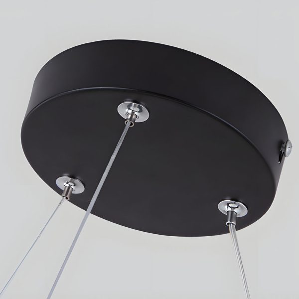4 Pcs Modern Seamless Y-Shaped Linear LED Office Pendant Lights - Image 6