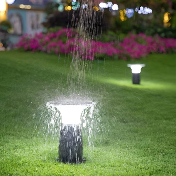 Efficient 3.5W Solar LED Path Downlights 360?? Modern Black Landscape Lighting - Image 5