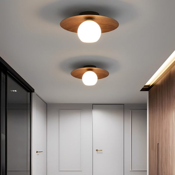 Minimalist Bowl-shaped LED Nordic Ceiling Light Flush Mount Lighting - Image 5