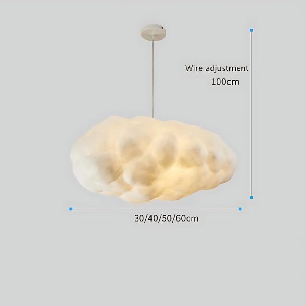 Cloud Shaped Modern Artistic Pendant Light Hanging Lamp Island Lights - Image 9