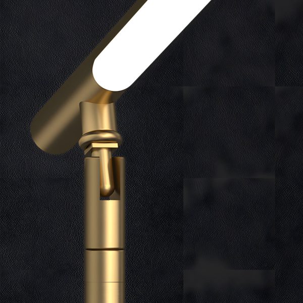 Copper Linear Brass LED Desk Lamp with Adjustable Angle for Focused Lighting - Image 5