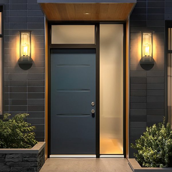 Minimalist Round Waterproof Retro Wall Lamp Outdoor Lawn Lights Path Lights - Image 4