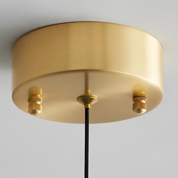 Mini Creative Pattern Round Ball Glass Brass Nordic Pendant Lights - Image 8