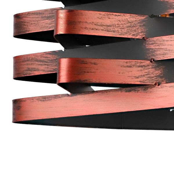 Antique Iron Interwoven Design Retro Industrial Style Pendant Lights - Image 5