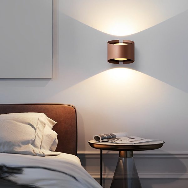 Round Creative Up and Down Lighting LED Modern Decorative Wall Sconces - Image 3