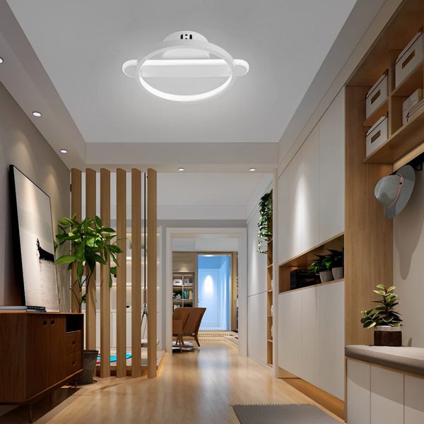 Circular Strip Creative LED Eye Care Modern Minimalist Wall Light Fixture - Image 4