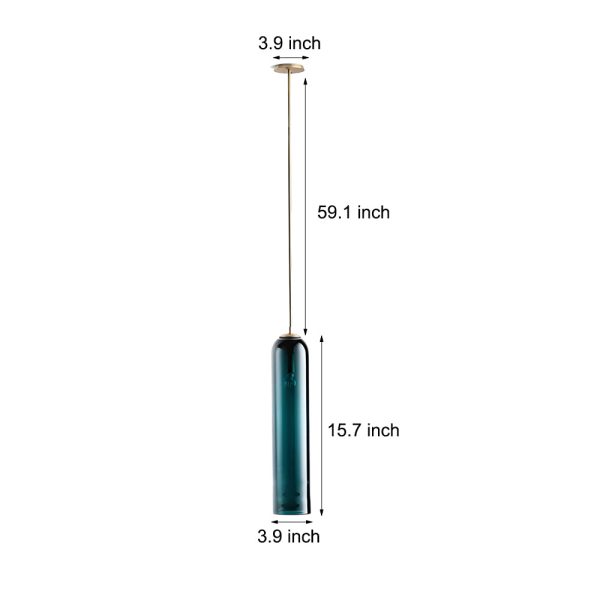 Long Glass Bottle Luxury Hardware Luxury Postmodern Pendant Lights - Image 6