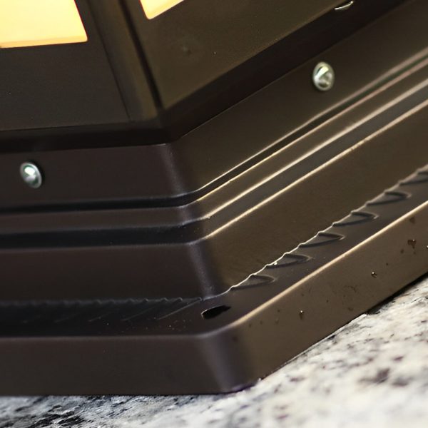 Retro Grilles Waterproof LED Intelligent Brown Solar Fence Post Lights - Image 7