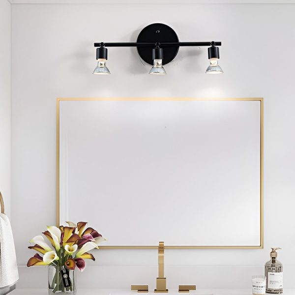 Adjustable Iron GU10 Bulb Black Nordic Ceiling Lights Flush Mount Lighting - Image 5