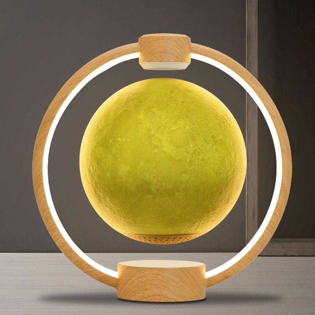 Creative Maglev Moon Design LED Colorful Light Night Light Table Lamp - Image 13