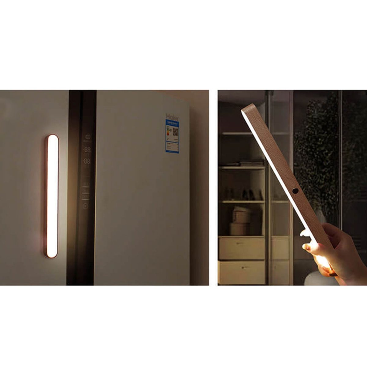 Modern Wooden Strip USB Magnetic LED Mirror Front Wall Sconce Lamp - Image 13
