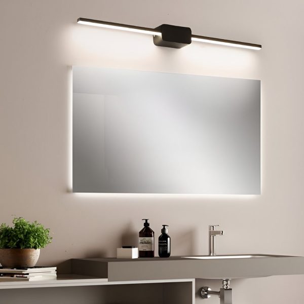 16''/24''/31'' Modern LED Linear Bathroom Vanity Light with Central Box Frame - Image 2