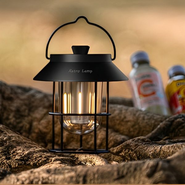 USB Rechargeable Dimmable LED Hanging Stand Portable Outdoor Lanterns - Image 2