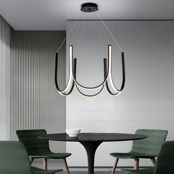 Minimalist 3 Step Dimming LED Nordic Chandelier Hanging Ceiling Lamp - Image 5
