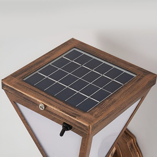 Industrial Tapered Dimmable Plug-in Solar Waterproof LED Outdoor Wall Lighting - Image 8