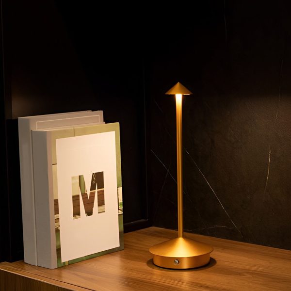 Mini Triangle LED Table Lamp Dimmable - Image 6